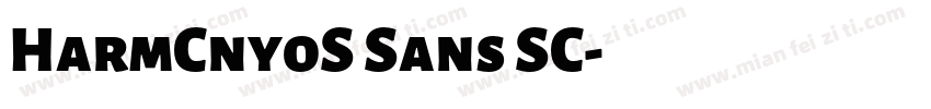 HarmCnyoS Sans SC字体转换